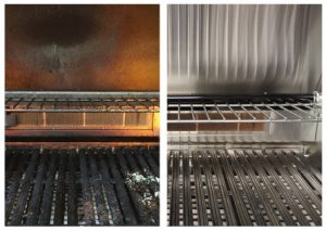 Grill cleaning without harsh chemicals